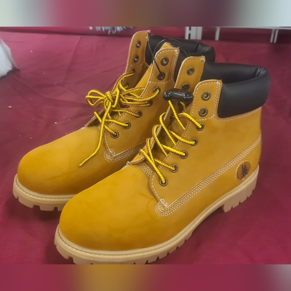 Botas para hombre G.H.BASS & CO. 1876 10 PULGADAS PREMIUM Trigo Nubuck impermeab - Picture 2 of 4